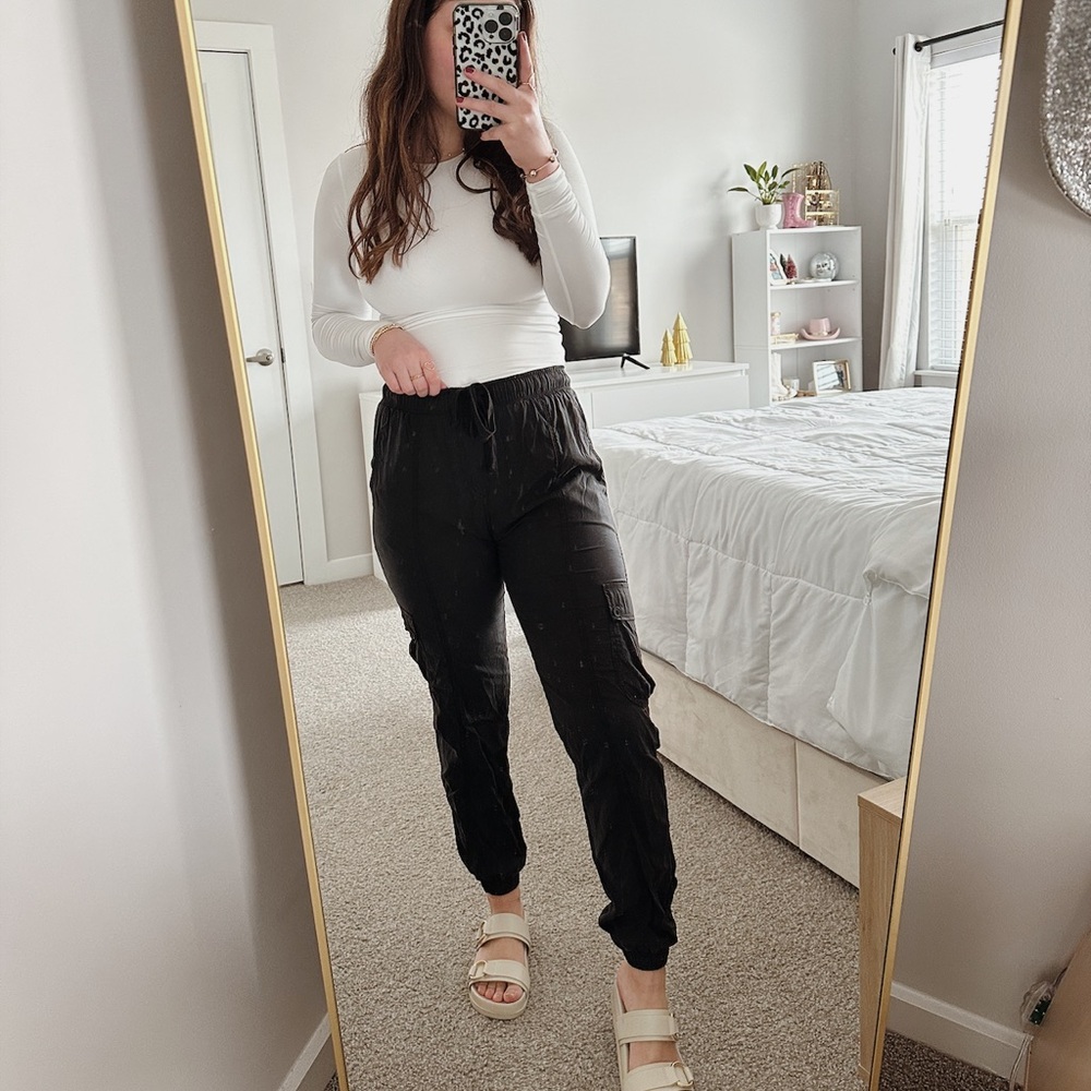 Boutique Gray Cargo Pants